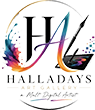 Halladays Art Gallery Logo